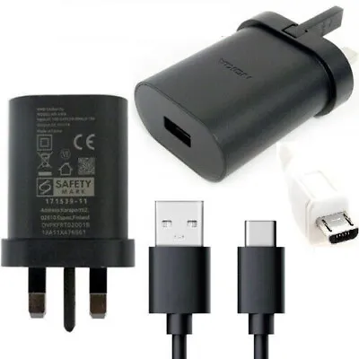 Fit Samsung Mains 3 Pin Wall Plug Charger Galaxy ACE 3A3A5J3S5 Genuine Plug • £1.99