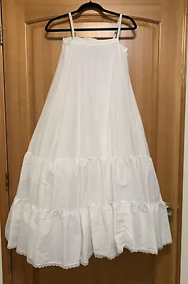 Wedding Dress Petticoat Slip Merry Mode’s Model Bridal Small White 2 Layers Mesh • $20
