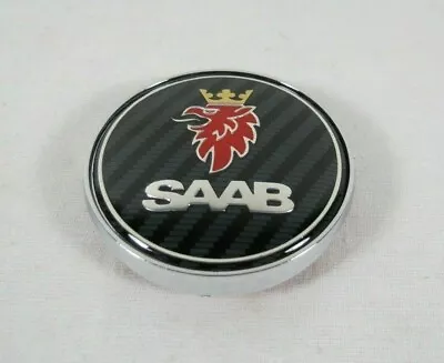 2003-2007 Saab 93 9-3 SEDAN Rear Trunk Emblem Carbon Fiber Badge Round Sign Logo • $11.99