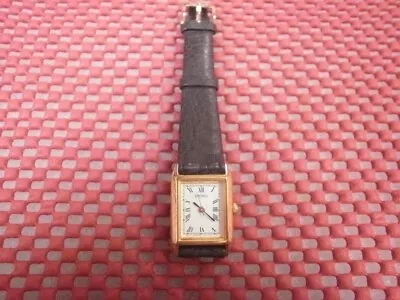Vintage Lady Classic Seiko Tank Wristwatch V401-4381 New Strap & Battery Runs • $79.95