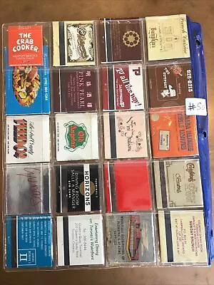 Lot Of 20 Mixed Old Toronto Ontario Etc Canada Empty Matchbook Covers  #50 • $7.28