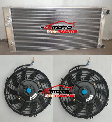 Radiator+Fans For VW Golf MK3 GTI VR6 GL GLS & Vento 1.8L 1.9L 2.0L V6 1993-1999 • $175