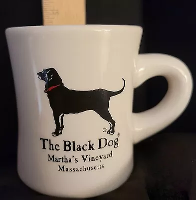 The Black Dog Diner Style Mug Martha's Vineyard Massachusetts Victor USA Vintage • $10.88