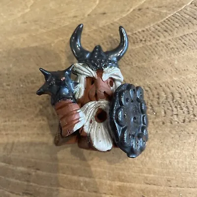Mini Viking Clay Statue Ornament • £2.50