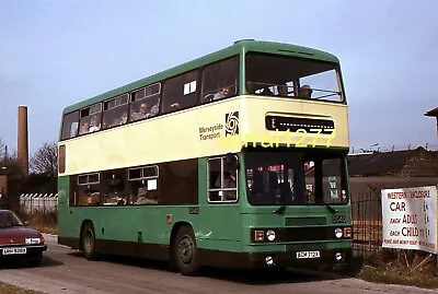 6x4 Bus Photograph Merseyside PTE Olympian ACM712X • £1