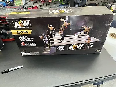 AEW Authentic Scale Ring Kenny Omega Figure Ringside Collectibles Exclusive Rare • $100