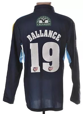 Yorkshire Vikings Cricket Shirt Jersey Puma Size L Signed #19 Ballance • £64.79