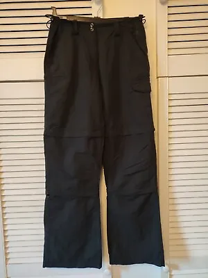 £16 • Buy Ladies Peter Storm Double Zip Off Trousers Black Size 10R