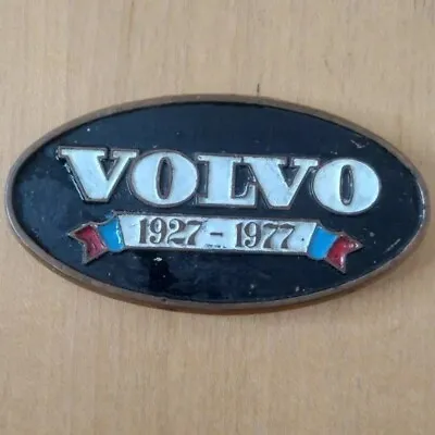 Vintage Volvo 50 Years Belt Buckle Collectible • $27.19