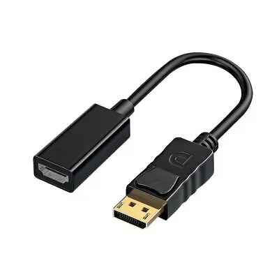 Full HD DP To HDMI-compatible Adapter Cable Display Port Male To Female✨y • £2.32