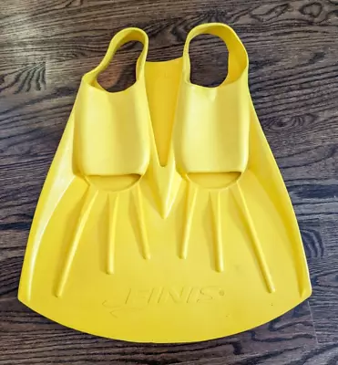 Finis Foil Monofin XL Yellow Adult Swimming Training Fin Technique Dolphin Kick • $29.26