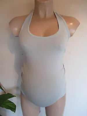 £1.99 • Buy Pas De Deux Maternity Blue Halter Neck Vest T-shirt Top Size S 8-10 Bnwt