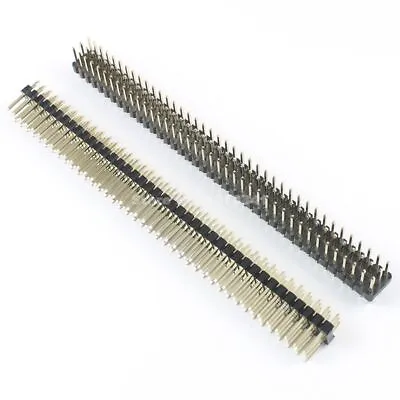 2Pcs 2.54mm Pitch 3x40 Pin 120 Pin Three Triple Row Straight Pin Header Strip • $1.09