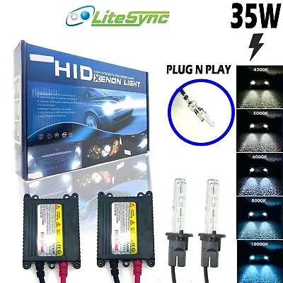 H1 Xenon Hid Conversion Kit Set Pair Replacement Part Replacement Slim For Volvo • $25.54