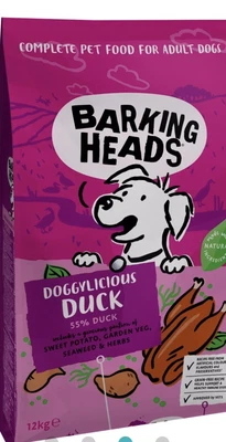 £59.99 • Buy Barking Heads Dry Dog Food - Doggylicious Duck 12kg