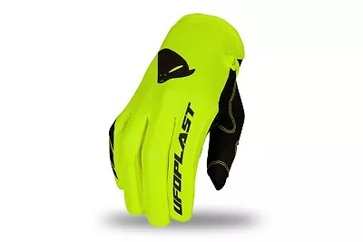 UFO Youth Kids Skill Radial Motocross Race Gloves Neon Yellow - All Sizes • $27.34