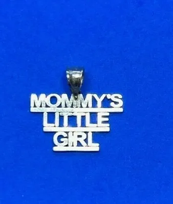 14K Yellow Gold  Mommy's Little Girl  Charm Or Pendant • $105.79