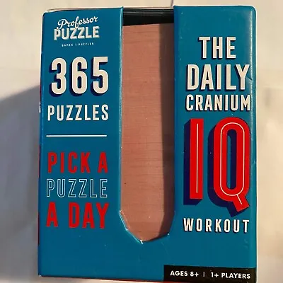 £9.68 • Buy The Daily Cranium IQ Workout 365 ‘Pick A Puzzle A Day’ Sudoku, Word Search, NEW