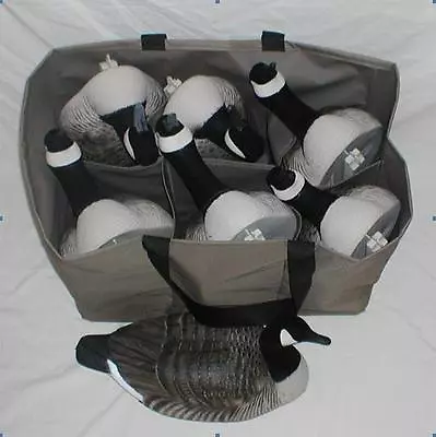  6 Slot Custom Decoy Bag For Goose & Oversize Floaters Mesh Panel In Bottom • $67.50