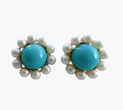 Crown Trifari Vintage Clip-on Earrings 1950s • $150