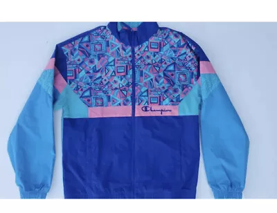 Rare 🏀 Champion X MTV Music Collab Windbreaker Retro Limited 90s Men’s Sz M • $79.99