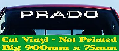 LANDCRUISER PRADO 4x4 120 150 Series Windscreen Accessories Stickers 900mm • $24.90