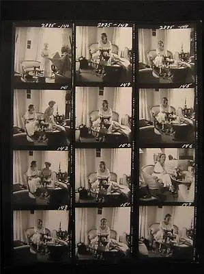 Candid Mrs Dorothy Richard Rodgers VINTAGE CONTACT SHEET By Milton Greene 618H • $24.99