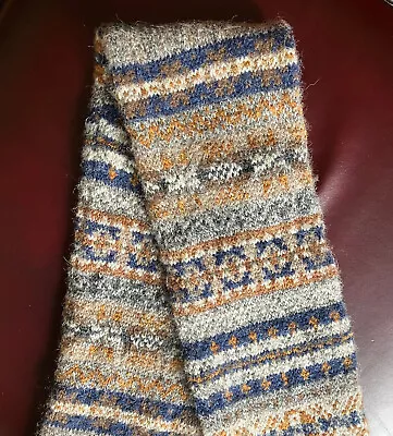 Jamieson's Shetland Wool Tube Scarf - Fair Isle Pattern • £40