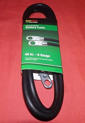 Everstart LG49-6-77 6 Gauge 49  49 Inch Lawn & Garden Battery Cable = Ever Start • $5.69