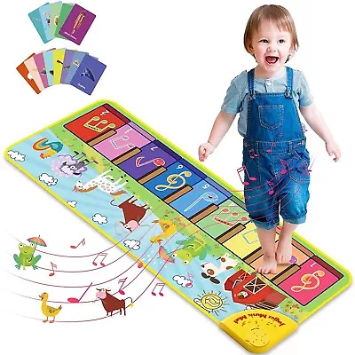 Joyjoz Baby Musical Mats With 25 Music Sounds Musical Toys Child Floor Piano Ke • $29.98