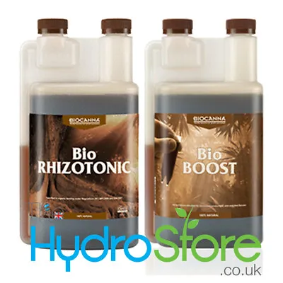 £64.99 • Buy Canna Bio Boost 1 Litre And Canna Bio Rhizotonic 1 Litre - Nutrient - Additive