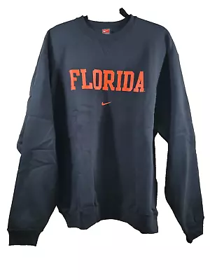 Vintage Florida Gators Nike Campus Sweater Adult Extra Large Black Crew Neck • $60.15