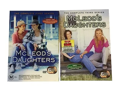 McLeod's Daughters Complete Season 1 And 3 Outstanding 50 Episodes R4 PAL DVD • £86.64