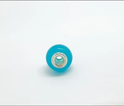 $22.99 • Buy Baby Blue Design Genuine 925 Sterling Silver Murano Charm