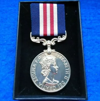 The Military Medal Erii Full Size Reproduction Medal & Ribbon Presentation Box  • £22