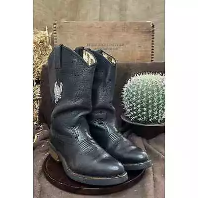 Harley Davidson Men - Size 10 - Black Cowboy Boots  • $29