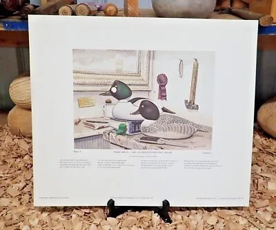 Jack R. Schroeder Ward Bros. Series Print 1968 Goldeneye Hen And Drake Plate V • $25