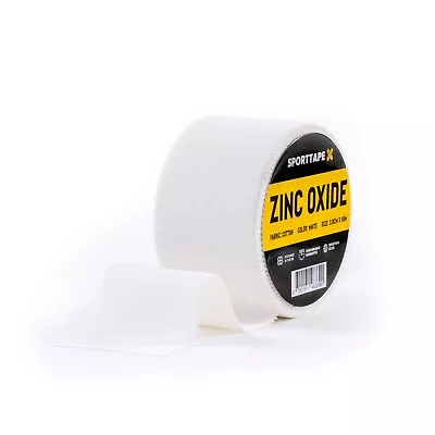 Zinc Oxide Tape - 4 Sizes - White Medical Clinical Tape Athletic Strapping  • £5.99