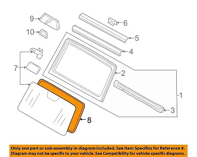 MERCEDES OEM 02-05 G500 Windshield-Seal 4636710220 • $133.20