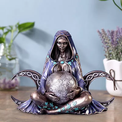 Mother Earth Goddess Statue Gaia Resin Figurine Garden Ornament Outdoor Decor • £8.35