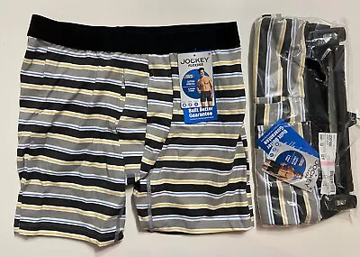 WHOLESALE LOT Jockey Mens Flex 365 Cotton Stretch Cool Fresh Boxer Brief • $19.99