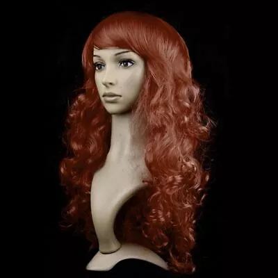 Wig Cosplay Costume Thick Hair Women's Wig Curly Hair Curly Hair Wig Long Roll • £7.42