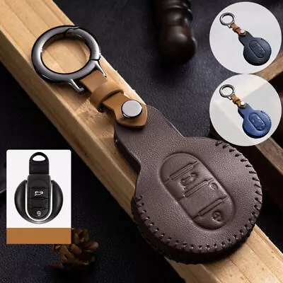 Genuine Leather Car Key Case Cover For Bmw MINI Cooper Clubman F54 F55 F56 F57 • $17.98