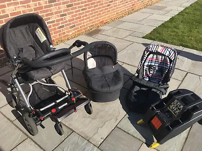 Mamas And Papas Unisex Travel System With Isofix Base And Buggy Board • £125