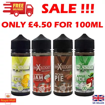 Clearance!! The Mixologist Vape Juice 100ml E-Liquid E-Cig 0mg Was £12 SALE • £4.50