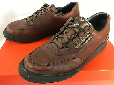 Mephisto Rush Runoff Brown Leather Lace-up Oxfords Walking Shoes Women's 8 • $27.98