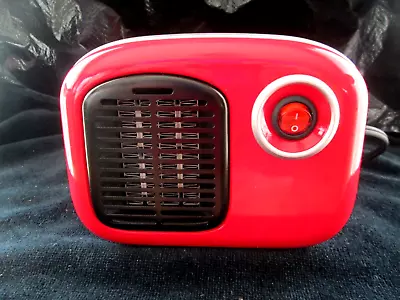 SOLEIL 250 Watt Red Compact Ceramic Heater / Preowned / Works Great • $9.99