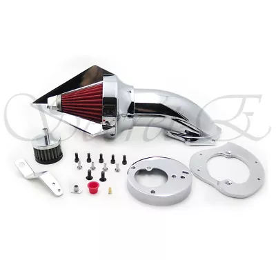 Spike Air Cleaner Intake Filter Kit For Honda Vtx1300 Vtx 1300 1986-2012 Chrome • $81.65