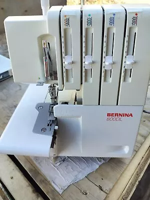 Bernina 800DL Serger Gently Used With Box Of Thread And Handbook • $489