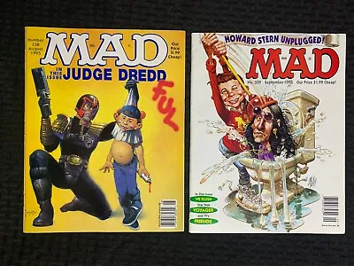 1995 MAD MAGAZINE #338 & 339 FN/FN+ Alfred E Neuman / Judge Dredd LOT Of 2 • $15.25